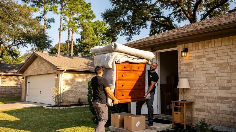 Furniture Moving by Junk Junkies Texas movers in Spring, TX