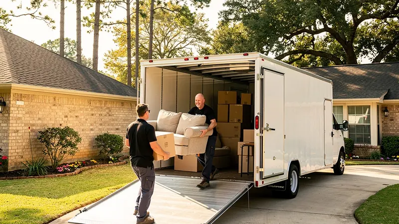 Loading & Unloading by Junk Junkies Texas movers in Spring, TX