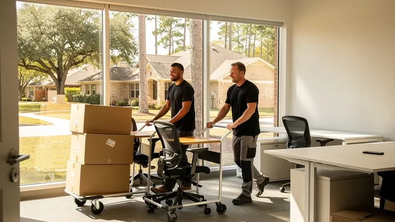 Office Moving by Junk Junkies Texas movers in Spring, TX