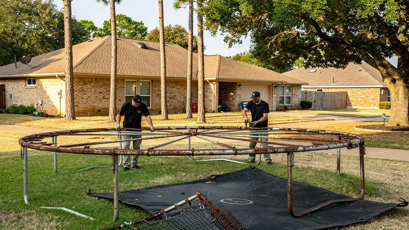 Trampoline Removal in Spring, TX